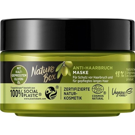 

Nature Box Маска против ломкости волос с оливковым маслом 200мл