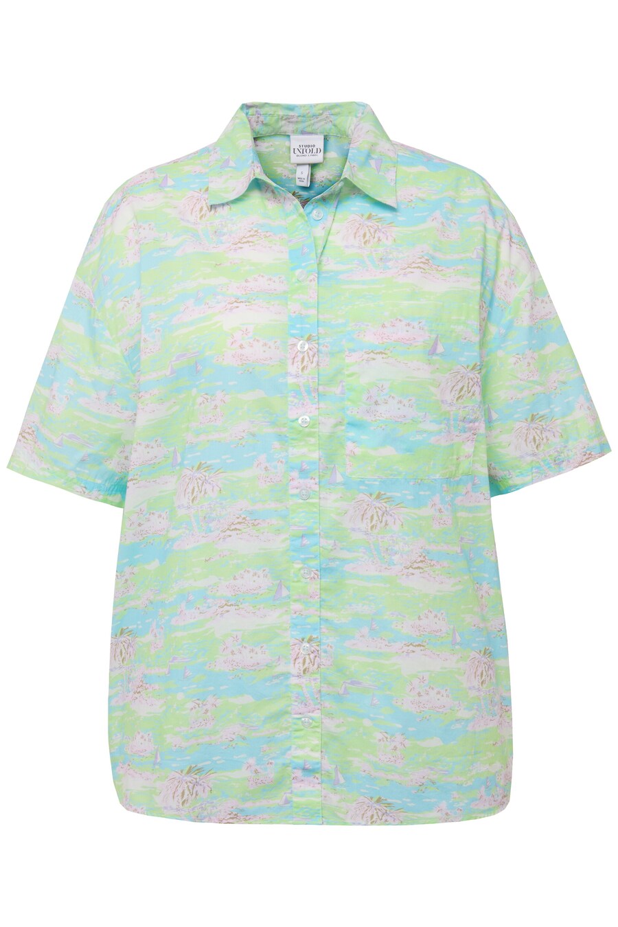 

Рубашка на пуговицах классического кроя Studio Untold, Mixed colors