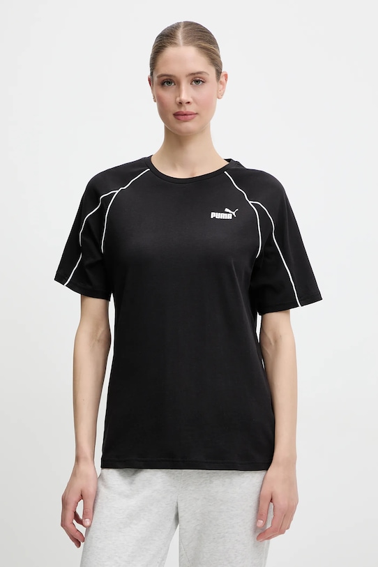 

Хлопковая футболка Puma, черный