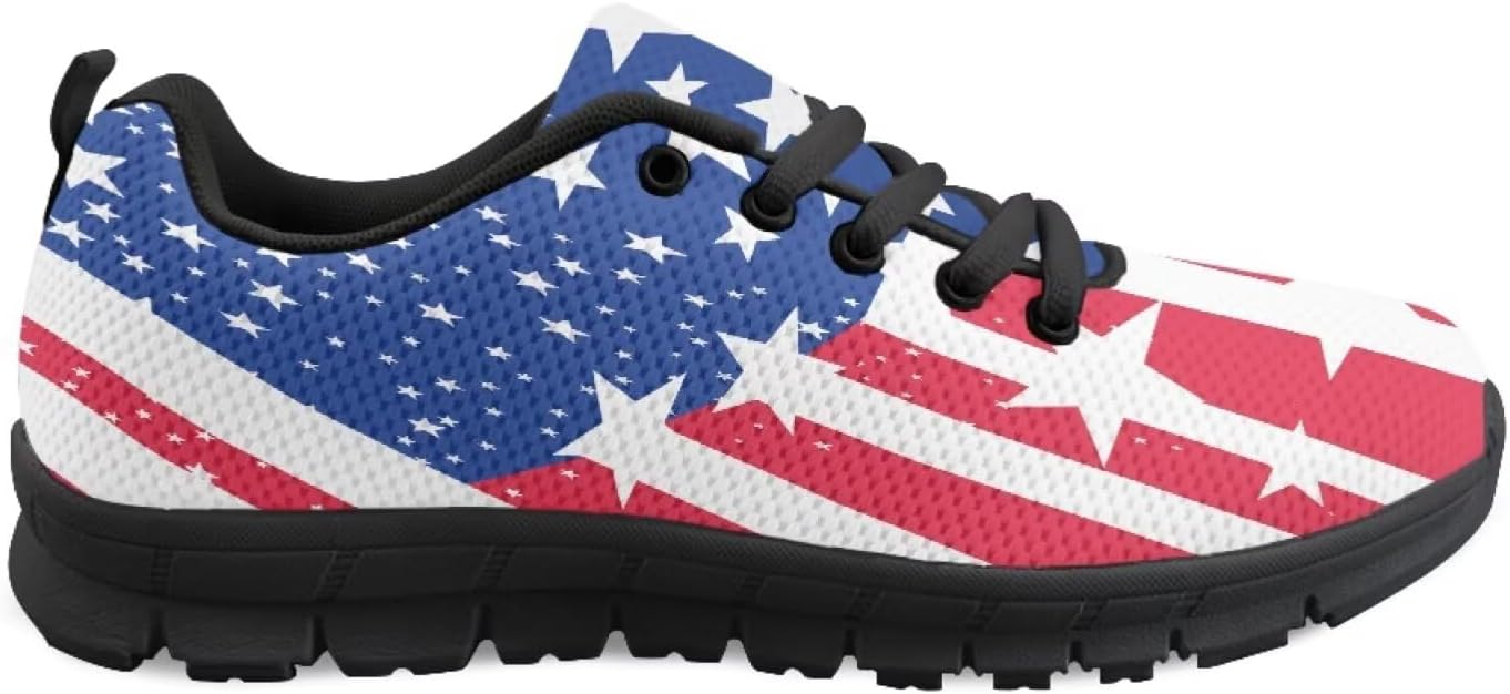 

Кроссовки с американским флагом для мужчин и женщин, кеды, обувь на 4 июля, легкие беговые и теннисные кроссовки для фитнеса Getelinseng, Capybara American Flag