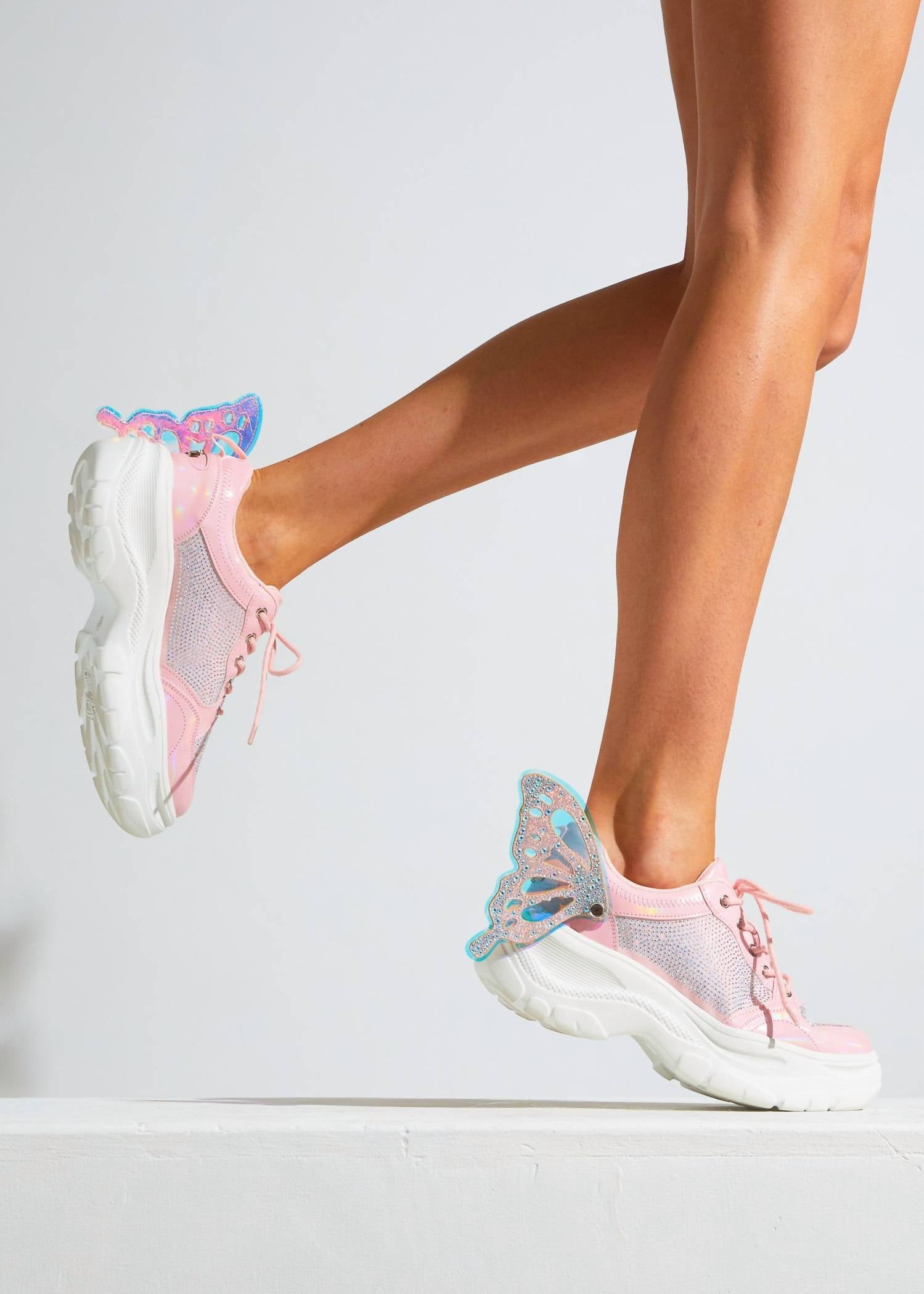 Женские кроссовки Aurora Trainer в розовом/белом цвете Sparkl Fairy Couture — фото 4