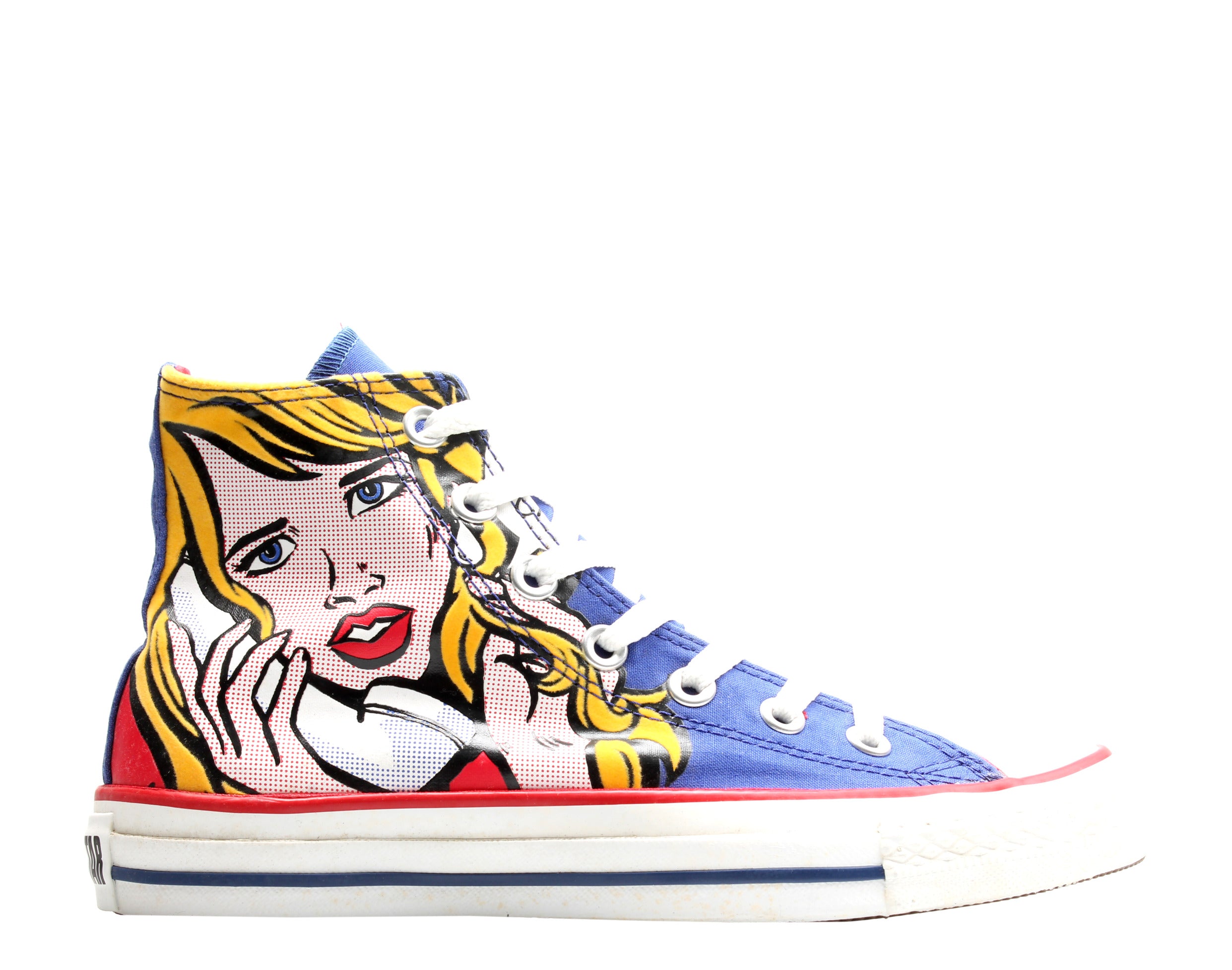 Кроссовки Converse Chuck Taylor All Star Pop-Art Print Royal/Yellow Hi — фото 2
