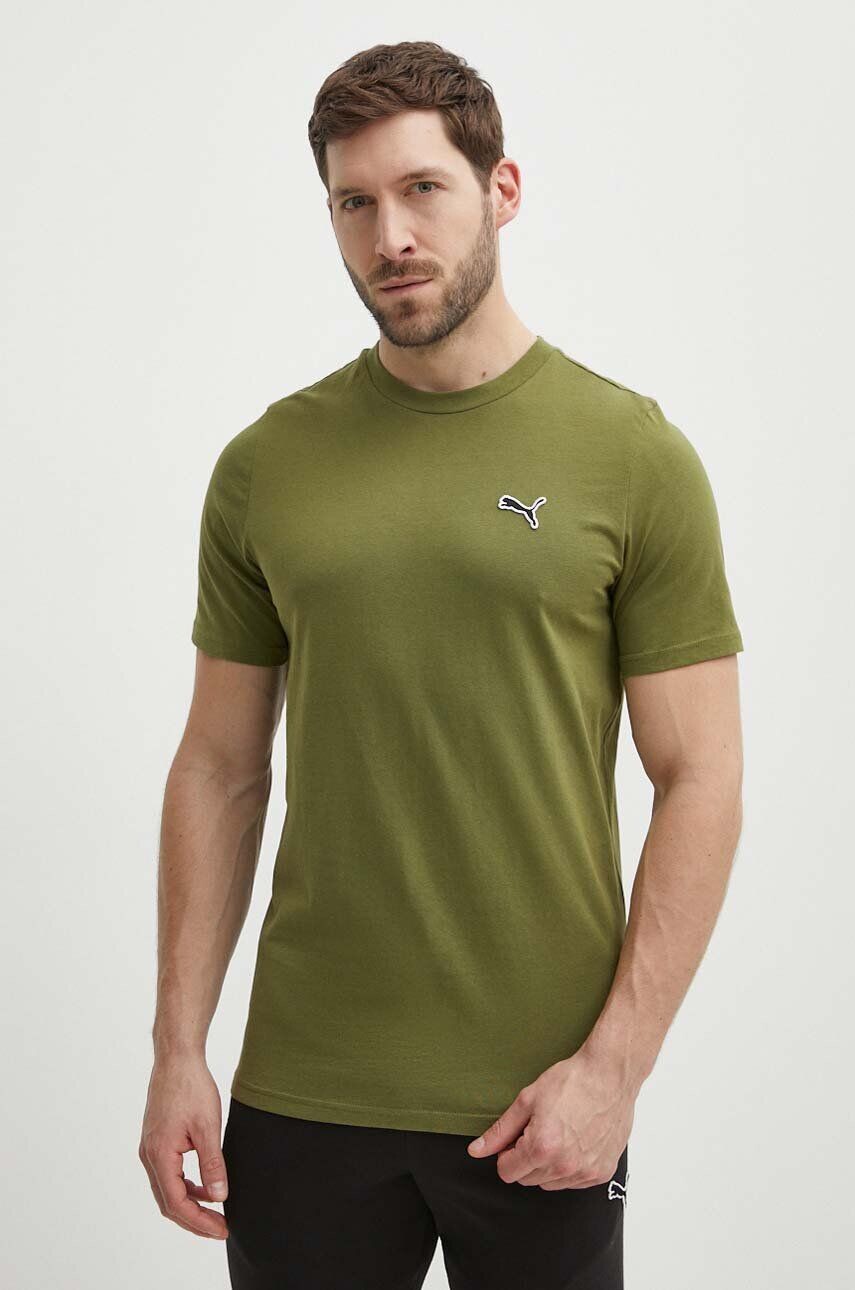 

Хлопковая футболка Puma BETTER ESSENTIALS, зеленый