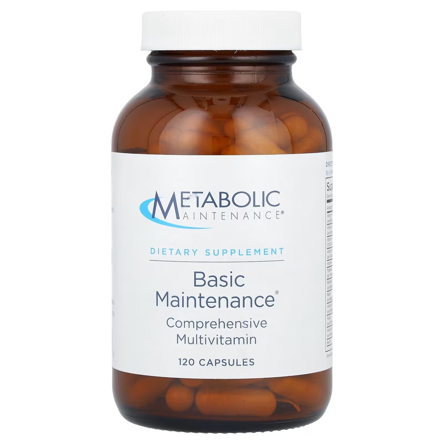 

Базовое обслуживание, 120 капсул Metabolic Maintenance
