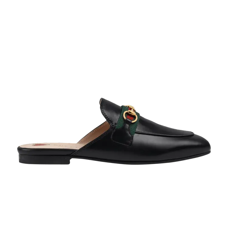Шлепанцы Gucci Wmns Princetown Leather Slipper Black, черный