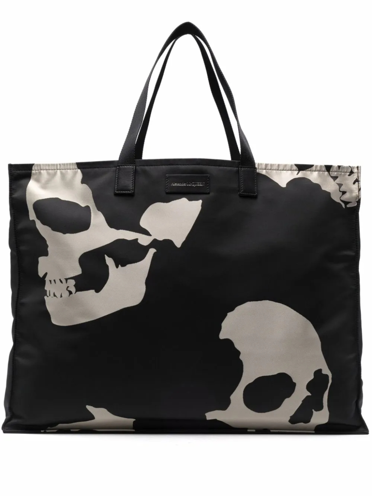 

Сумка-тоут с принтом Skull Alexander McQueen, черный