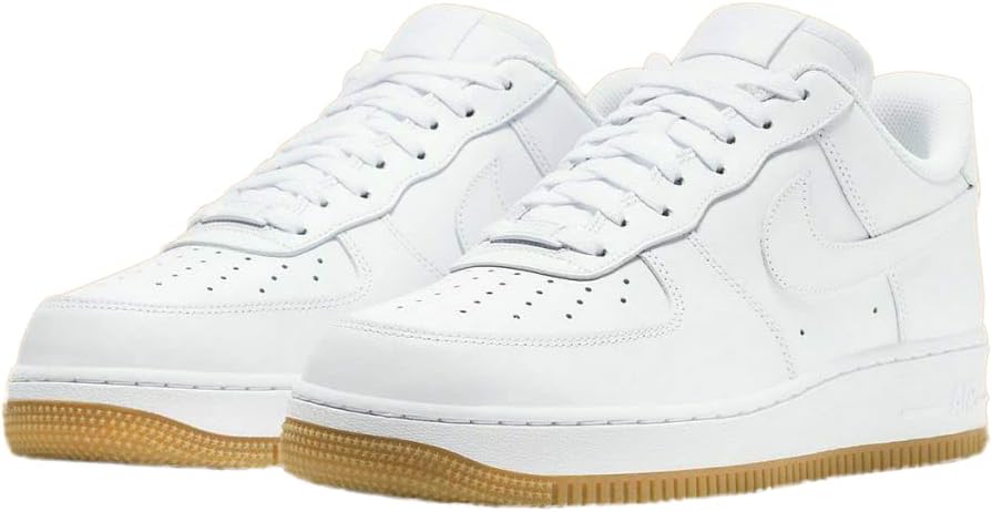 Мужские кроссовки Nike Air Force 1 '07 LV8, белый/коричневый/светло-коричневый — фото 4