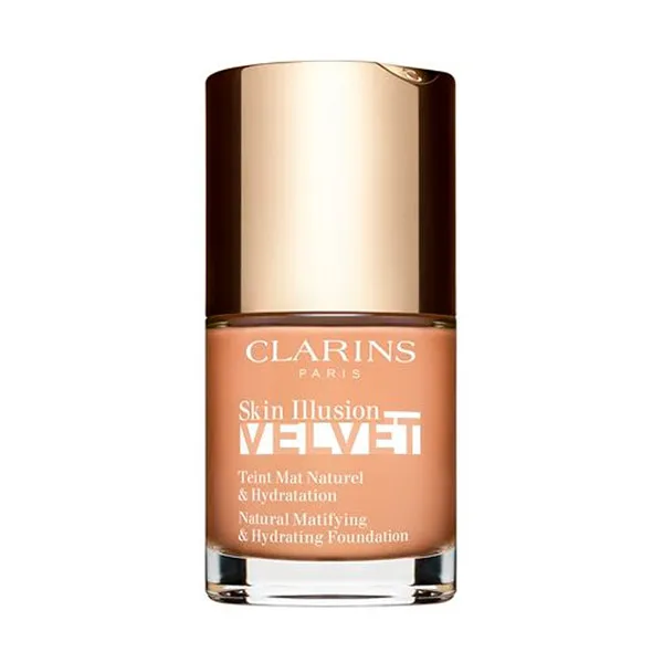 

Основа под макияж с естественным финишем Skin Illusion Velvet Clarins, цвет wheat