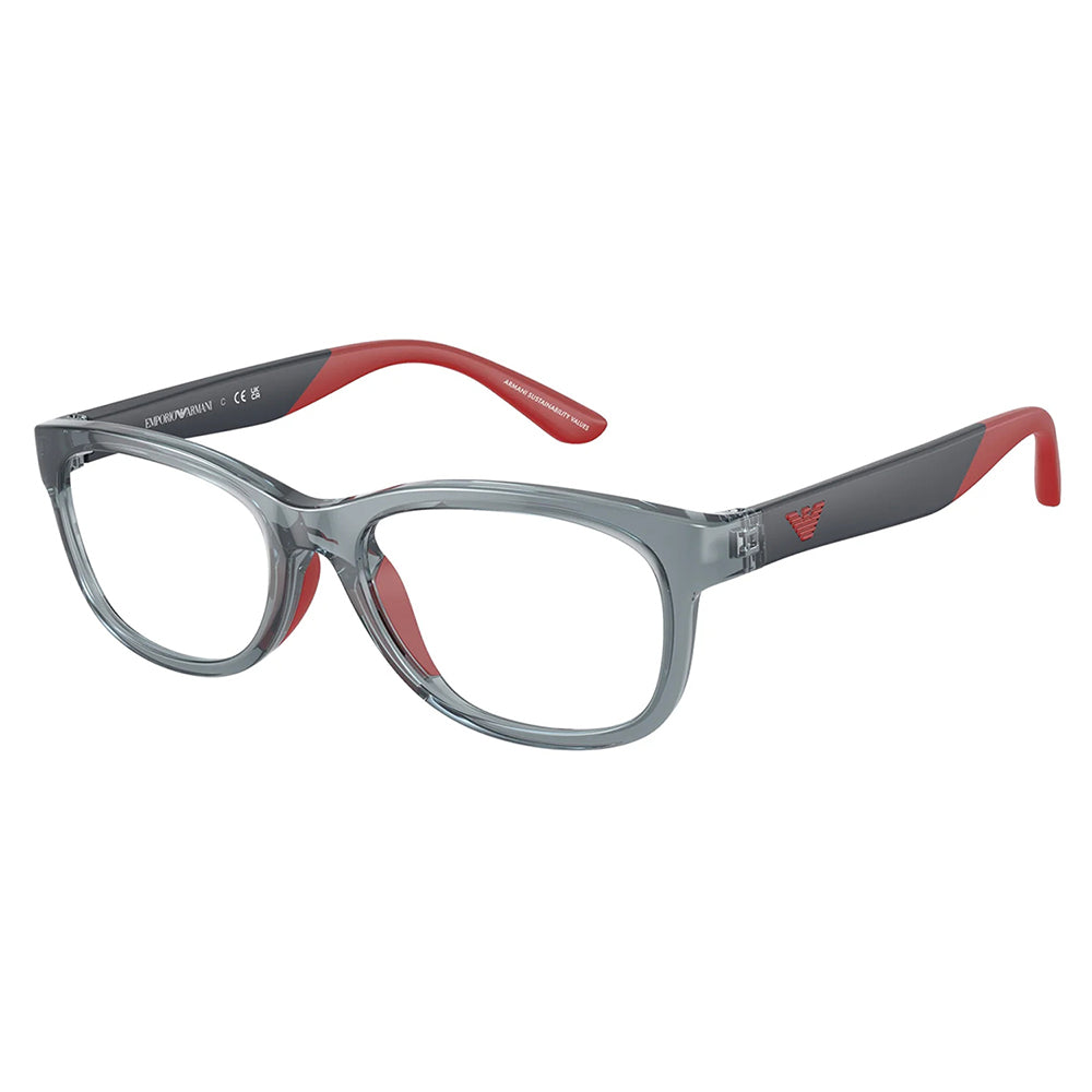 

Emporio Armani KIDS EK 3001 5072 47 мм Детские очки-подушки 47 мм, цвет shiny transparent blue