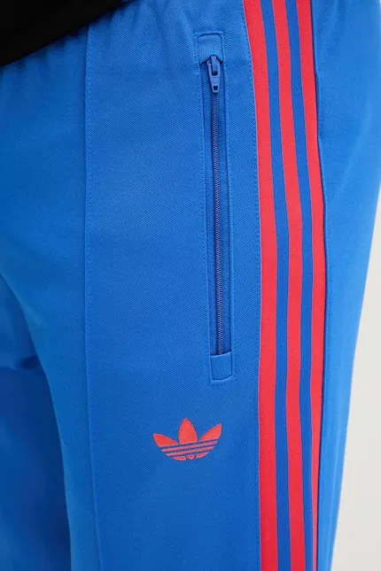 Спортивные штаны из хлопка Beckenbauer Adidas Originals, синий — фото 4
