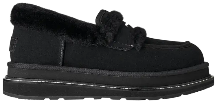 Лоферы Sacai x UGG, черный