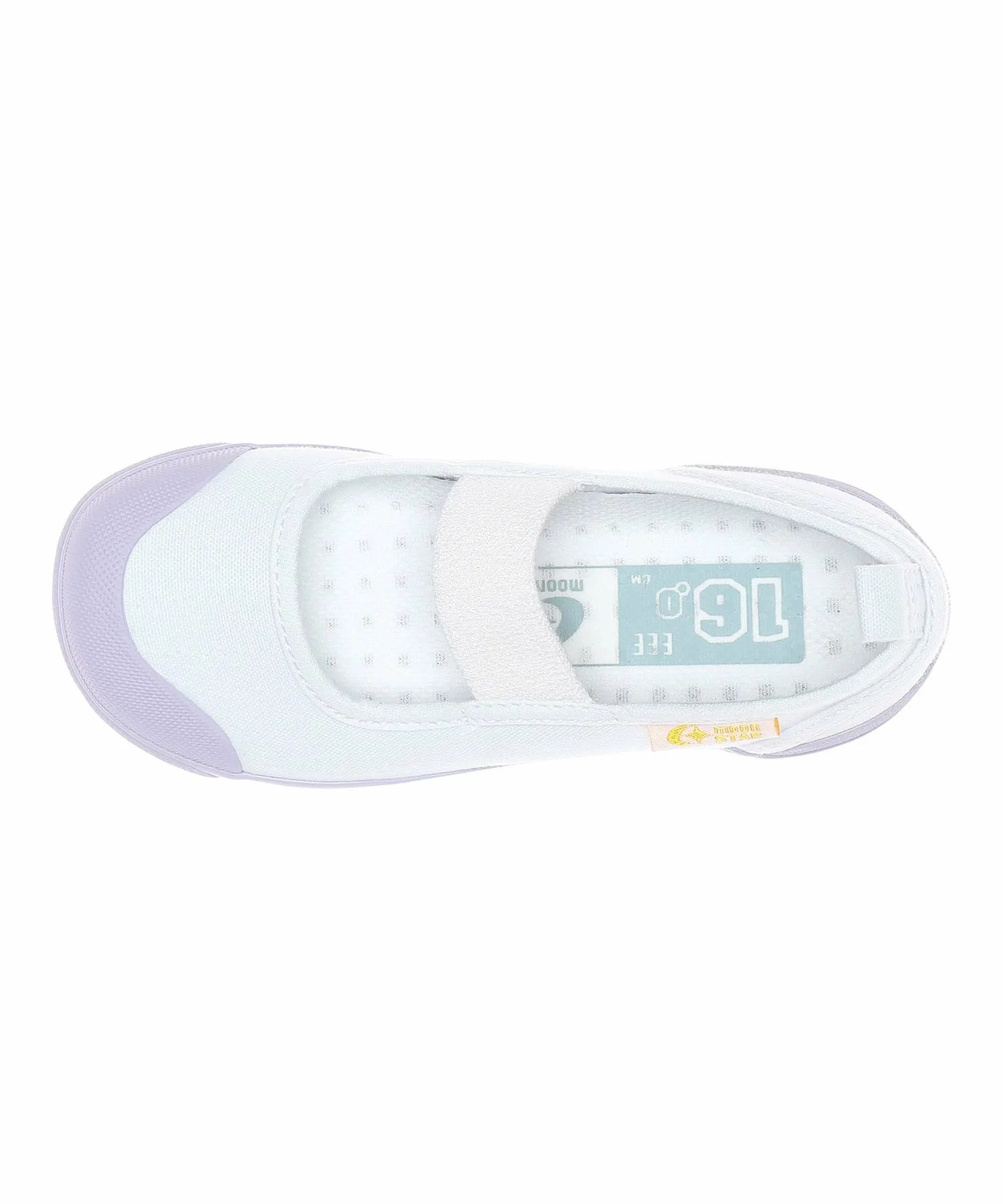 Домашние тапочки MoonStar CR ST11 3E лавандового цвета с широким подъемом Carrot, Lavender — фото 3