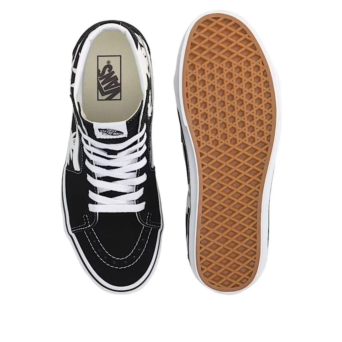 Кеды Vans Sk8 High 'Black Marshmallow White' VN000Y18BPT, черный — фото 3