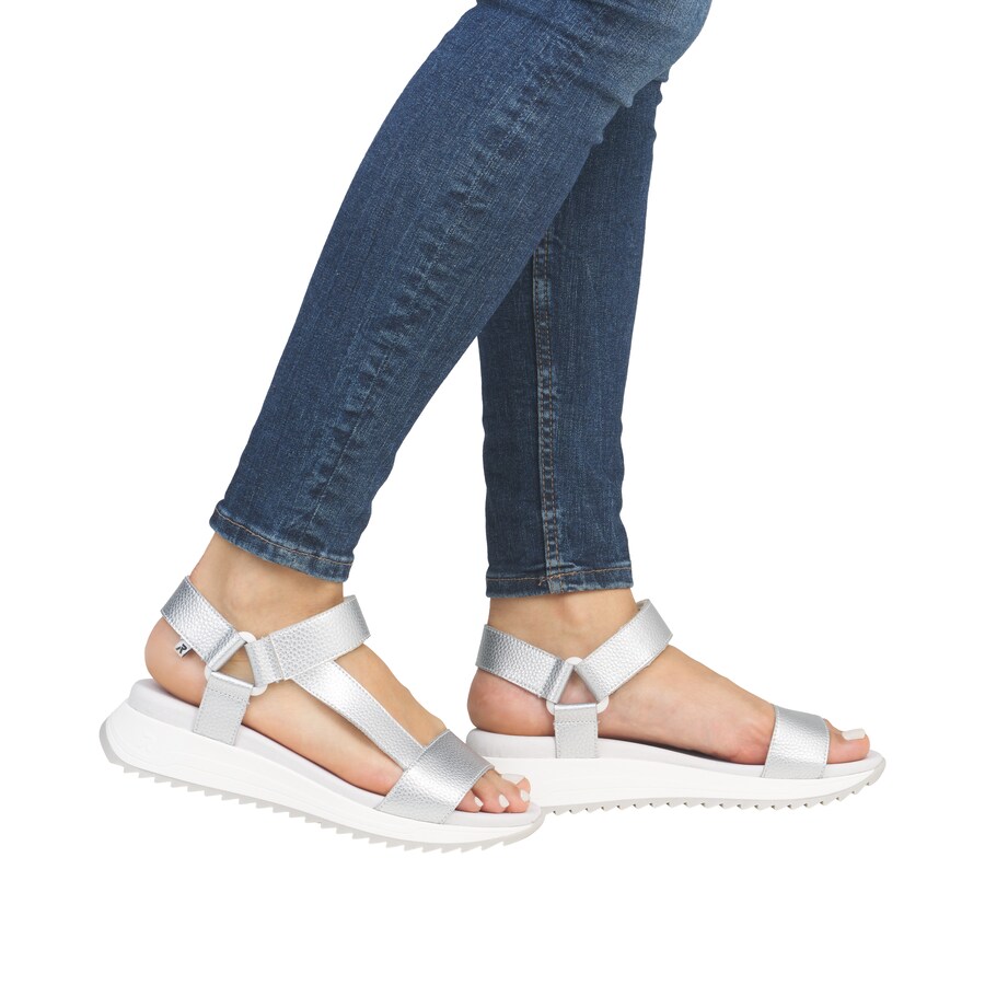 Походные сандалии Rieker Sport W2951 , Platinum — фото 2