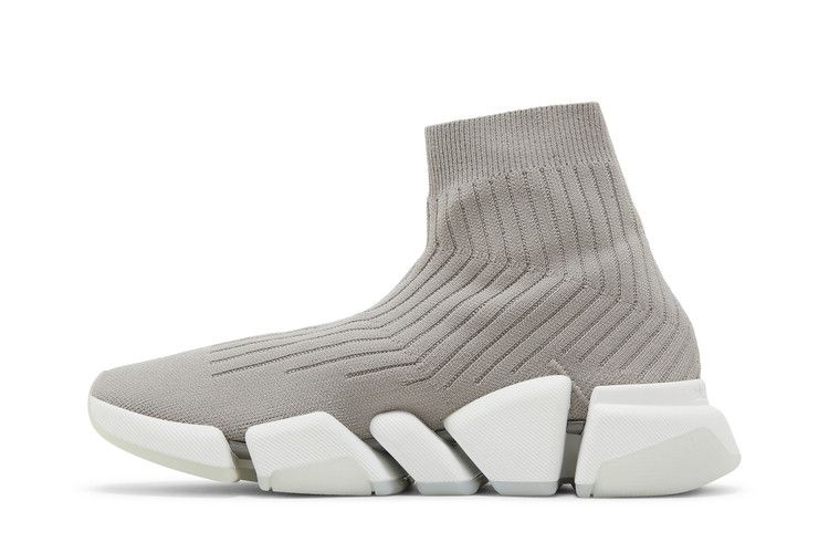 Кроссовки Balenciaga Balenciaga Wmns Speed 2.0 'Light Grey', серый — фото 4