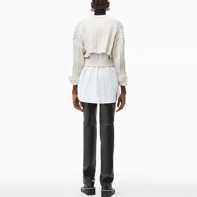 Свитер женский слоновая кость белый Alexander Wang — фото 4