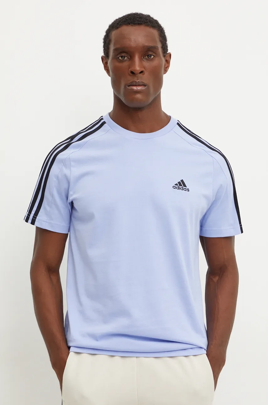 

Хлопковая футболка Essentials adidas, синий