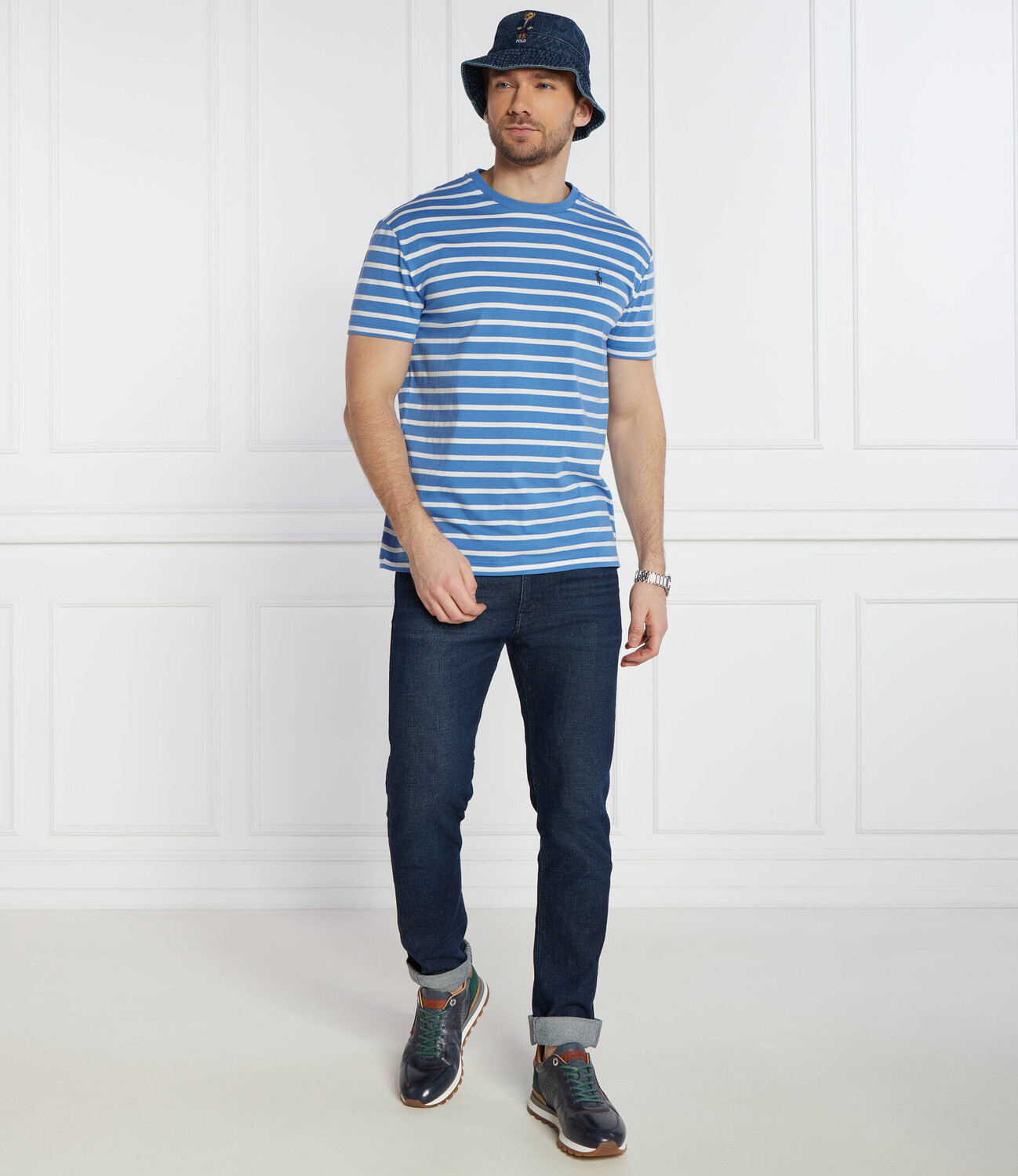 Футболка POLO RALPH LAUREN Casual fit, синий — фото 2