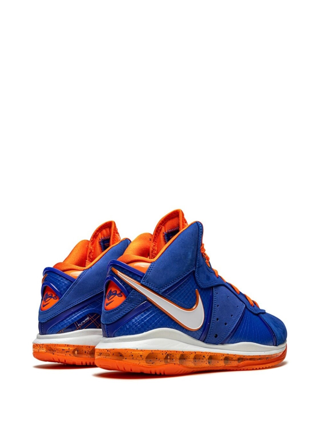 Nike высокие кроссовки Lebron 8 QS, синий — фото 3