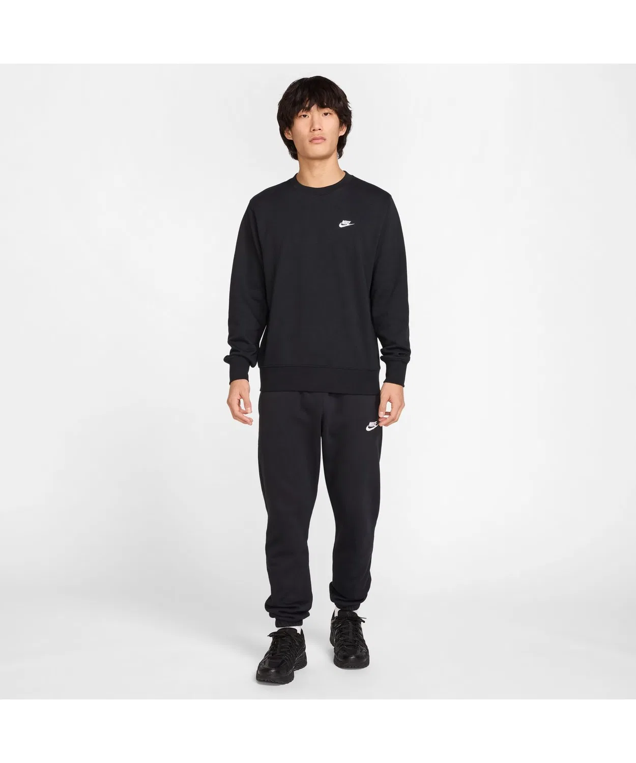 Свитшот Nike Club флисовый серый — фото 2
