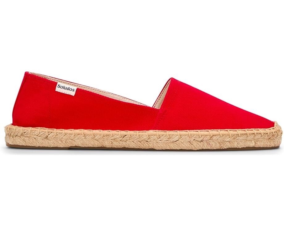 Туфли на плоской подошве Soludos Original Espadrille, цвет Rioja Red