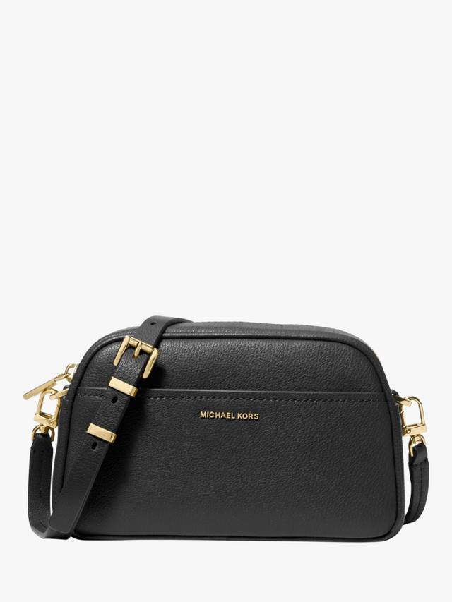 

Кожаная сумка кросс-боди Jetset Michael Kors, Black