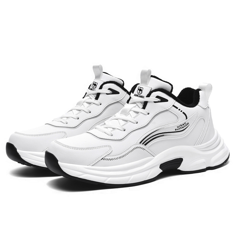 

Износостойкие дышащие легкие увеличивающие рост низкие кроссовки Outdoor мужские VanCamel, белый