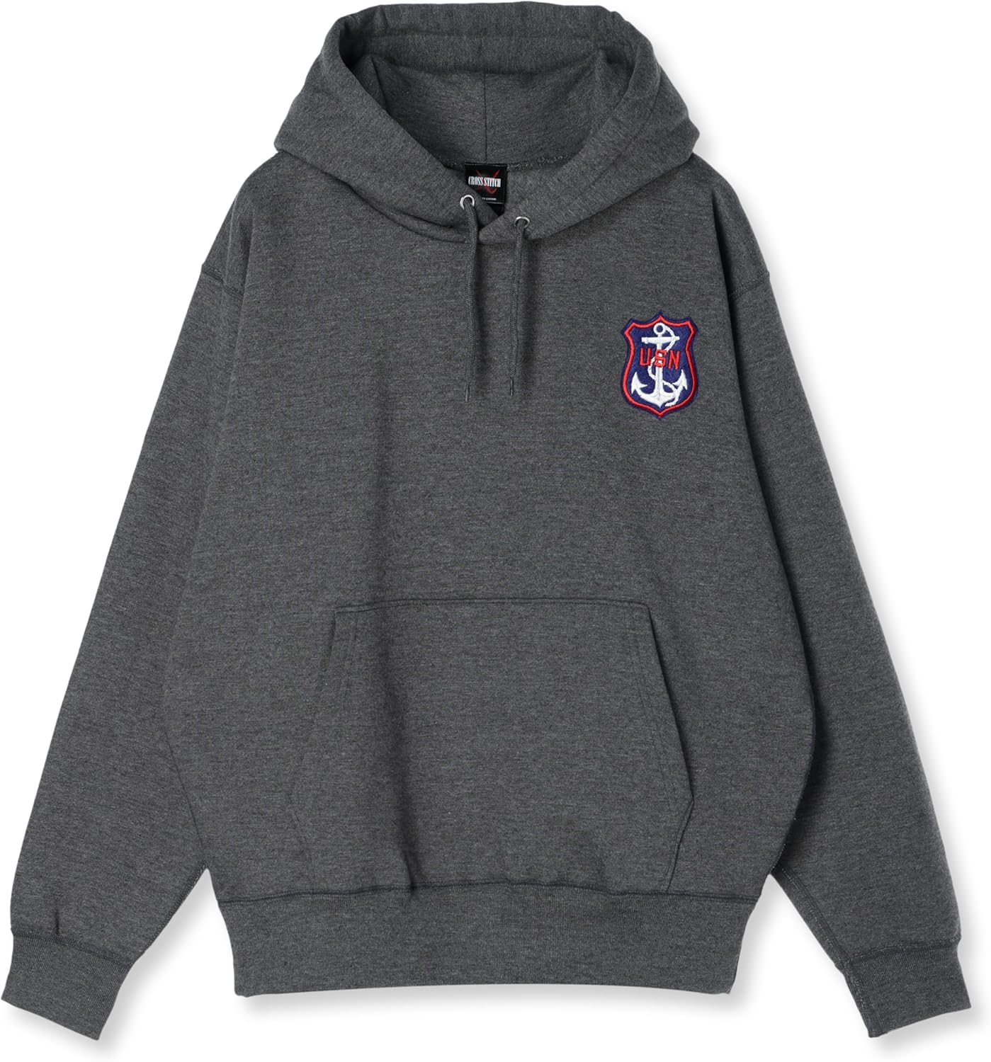 

Толстовка с капюшоном в стиле F, нашивка с гербом армии США, на флисовой подкладке, пуговицами, цвет угольно-серый F-Style