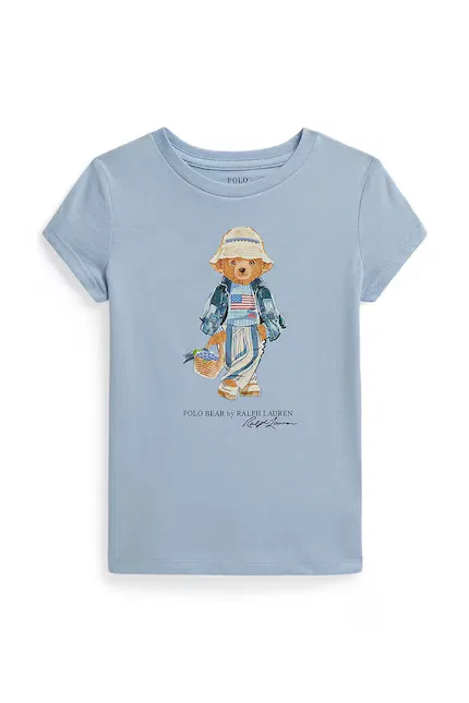 Футболка с коротким рукавом базовая Polo Ralph Lauren, синий