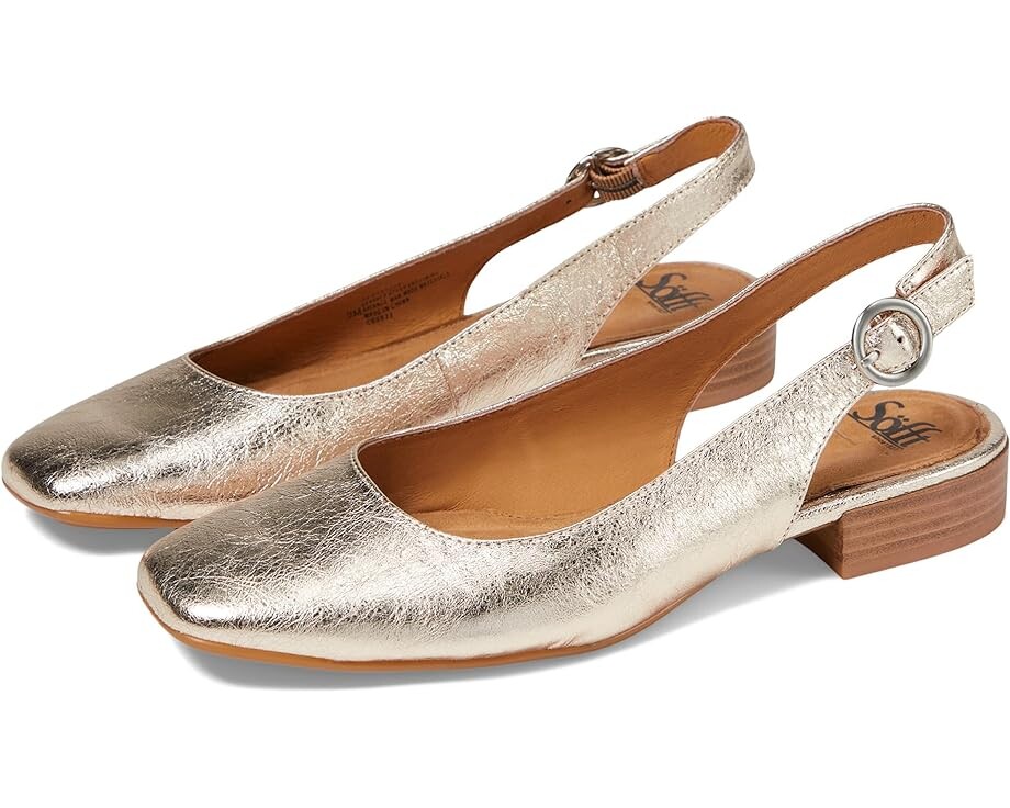 

Туфли на плоской подошве Sofft Endora, цвет Champagne Metallic