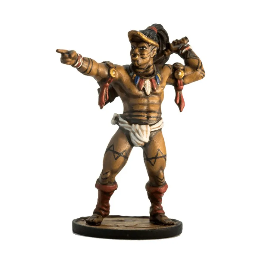 

Индейский командир, Blood & Plunder - Native American (28mm)