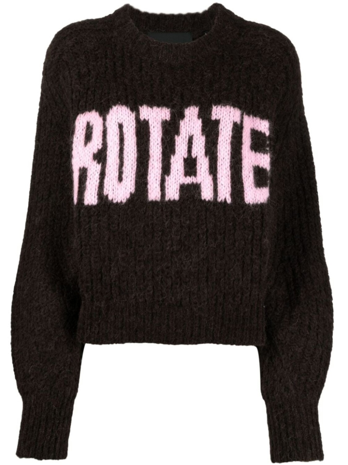 

ROTATE джемпер с логотипом, коричневый