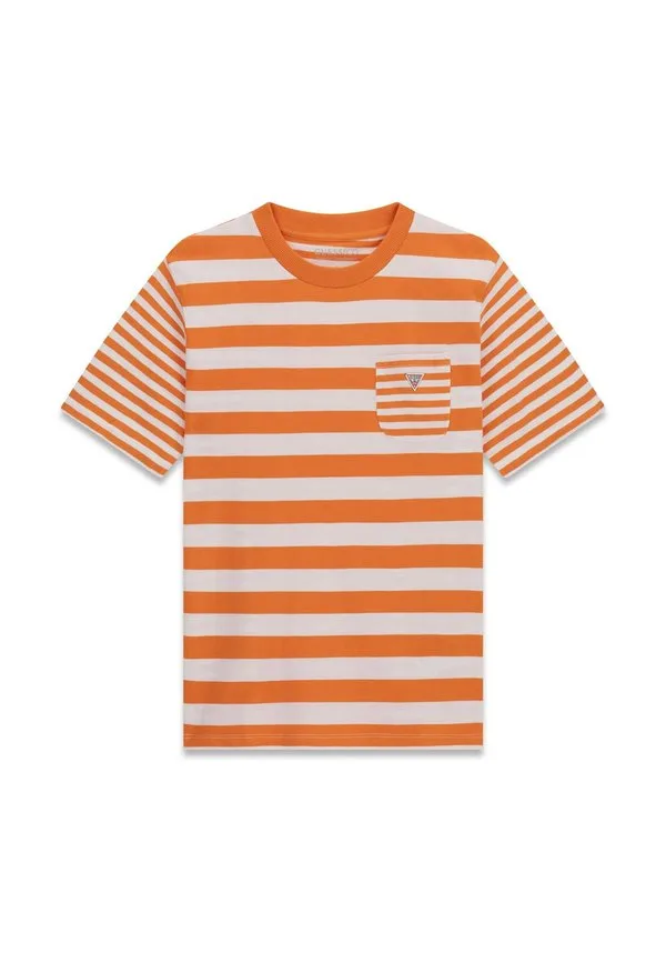Футболка с принтом gestreiftes Guess, Orange Mehrfarbig