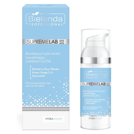 

Профессиональный увлажняющий крем Supremelab Hydra Glow Oil-Free с эффектом сияния 50 мл Bielenda