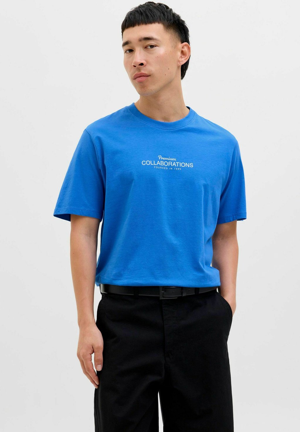 

Футболка с принтом RUNDHALSAUSSCHNITT Jack & Jones PREMIUM, синий
