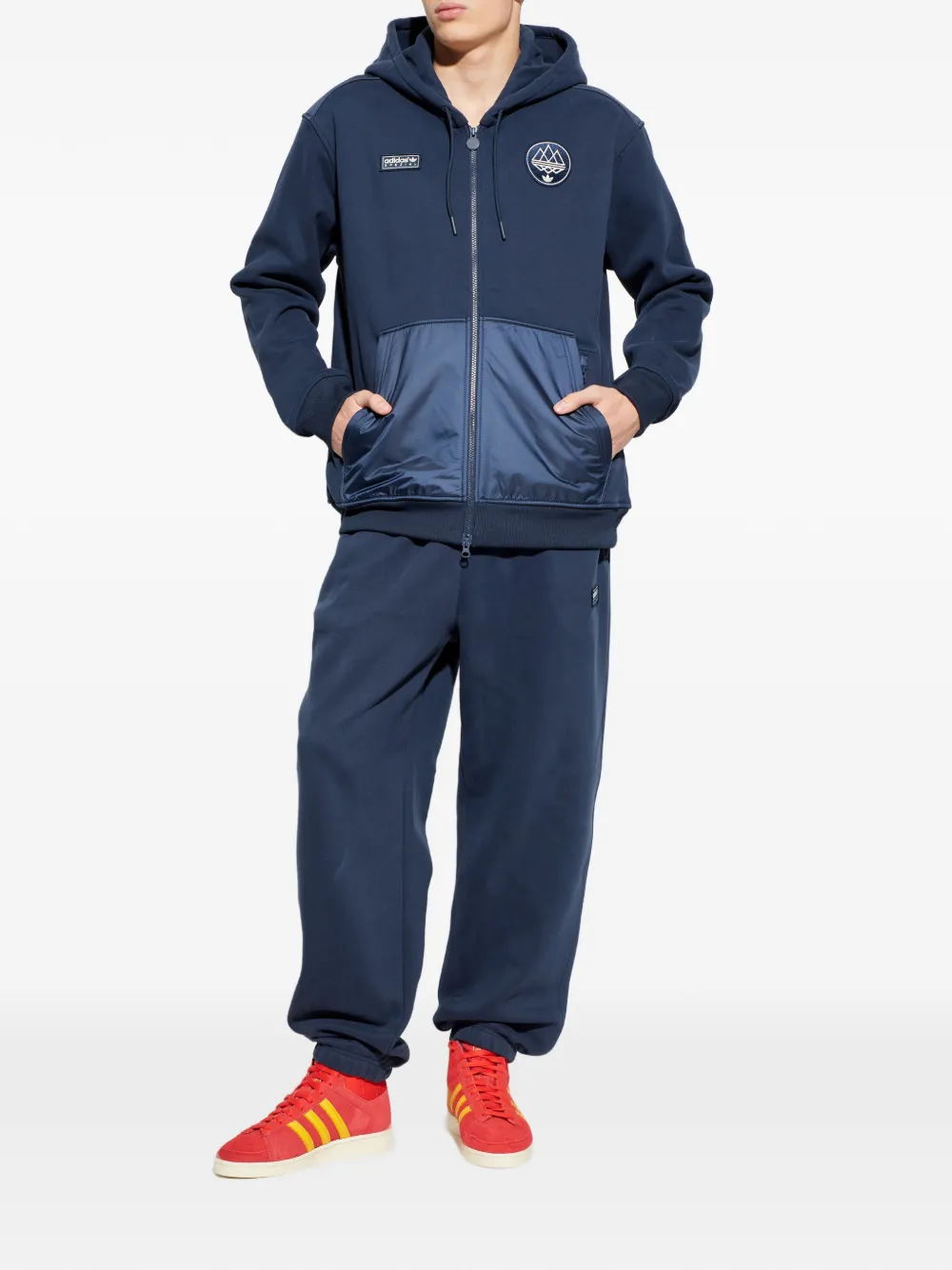 Спортивные брюки Wilpshire SPZL на завязках Adidas, синий — фото 2