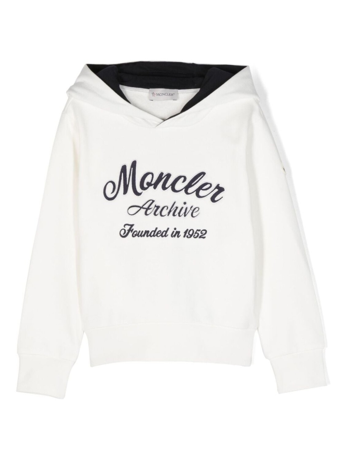 

Moncler Enfant худи с логотипом, белый