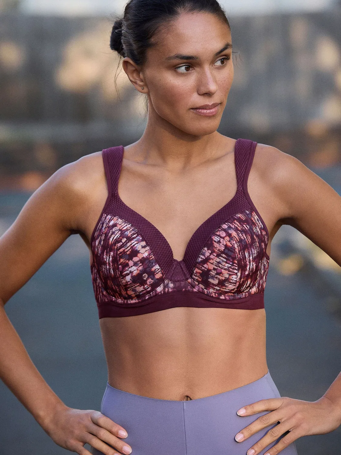 T-shirt Sports Bra Next, Cyclamen — фото 2