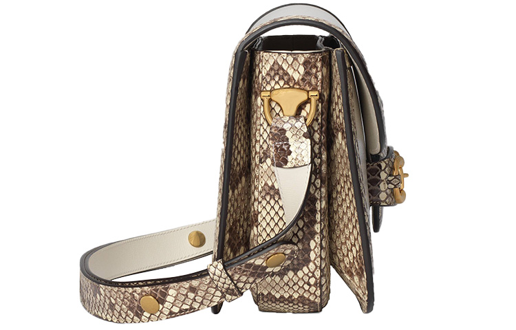 Женская кожаная сумка через плечо GUCCI 1955 Horsebit — фото 3