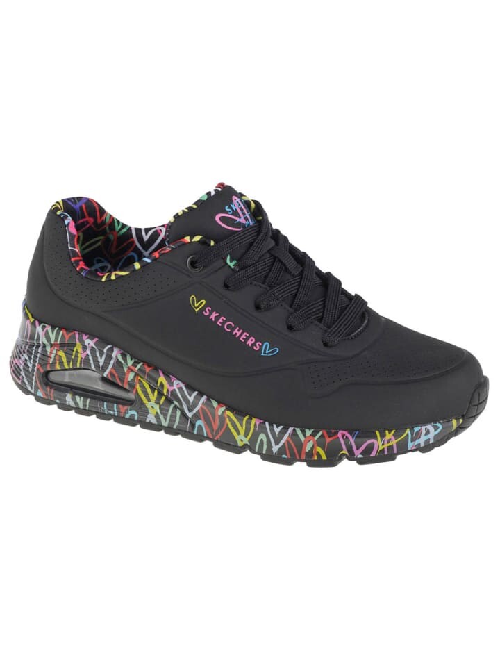 

Кроссовки на шнуровке Skechers, черный