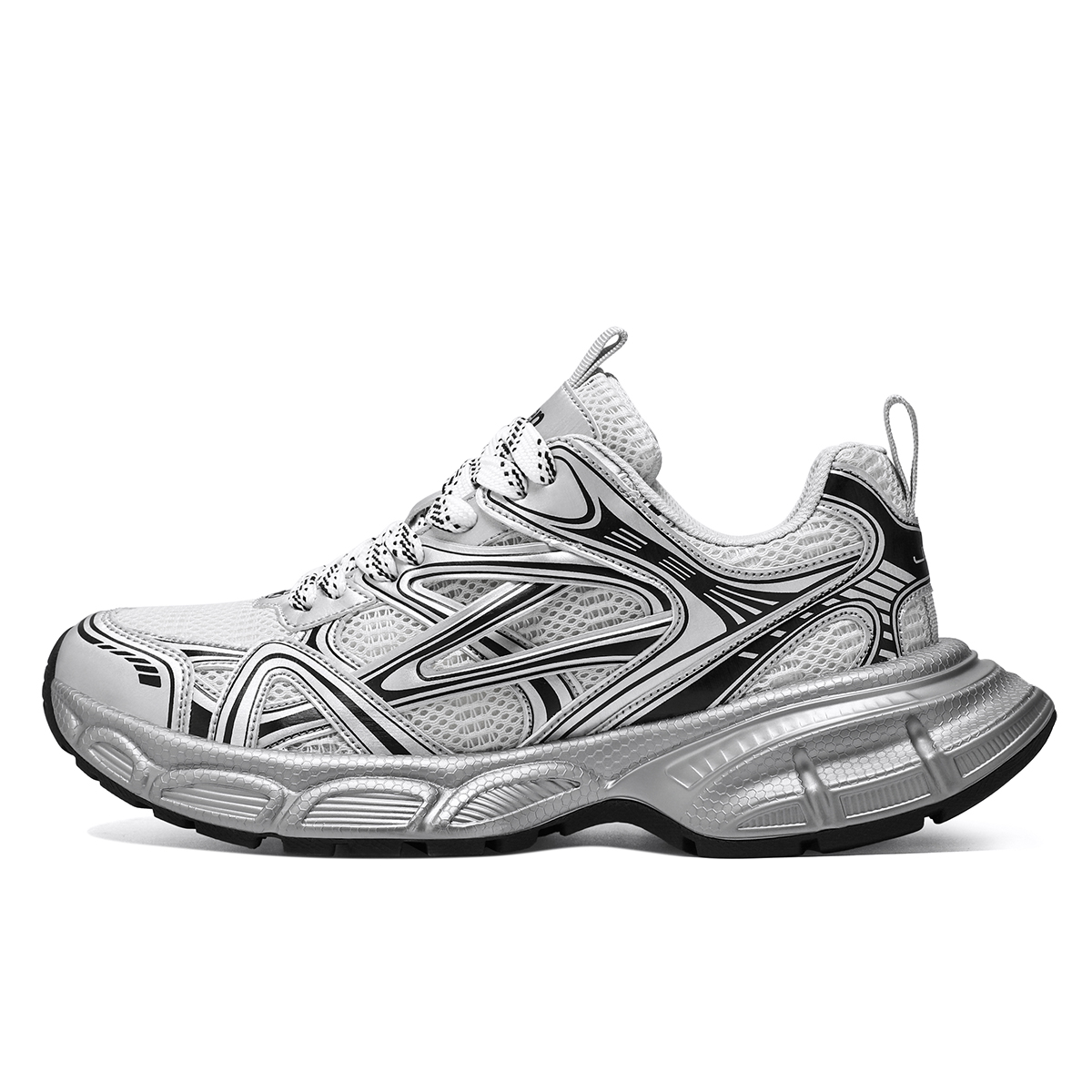 

Кроссовки мужские низкие Chunky Star Shadow с амортизацией и устойчивостью к истиранию Jeep, серый