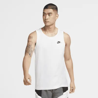 

Футболка Nike Sportswear Club, белый/черный
