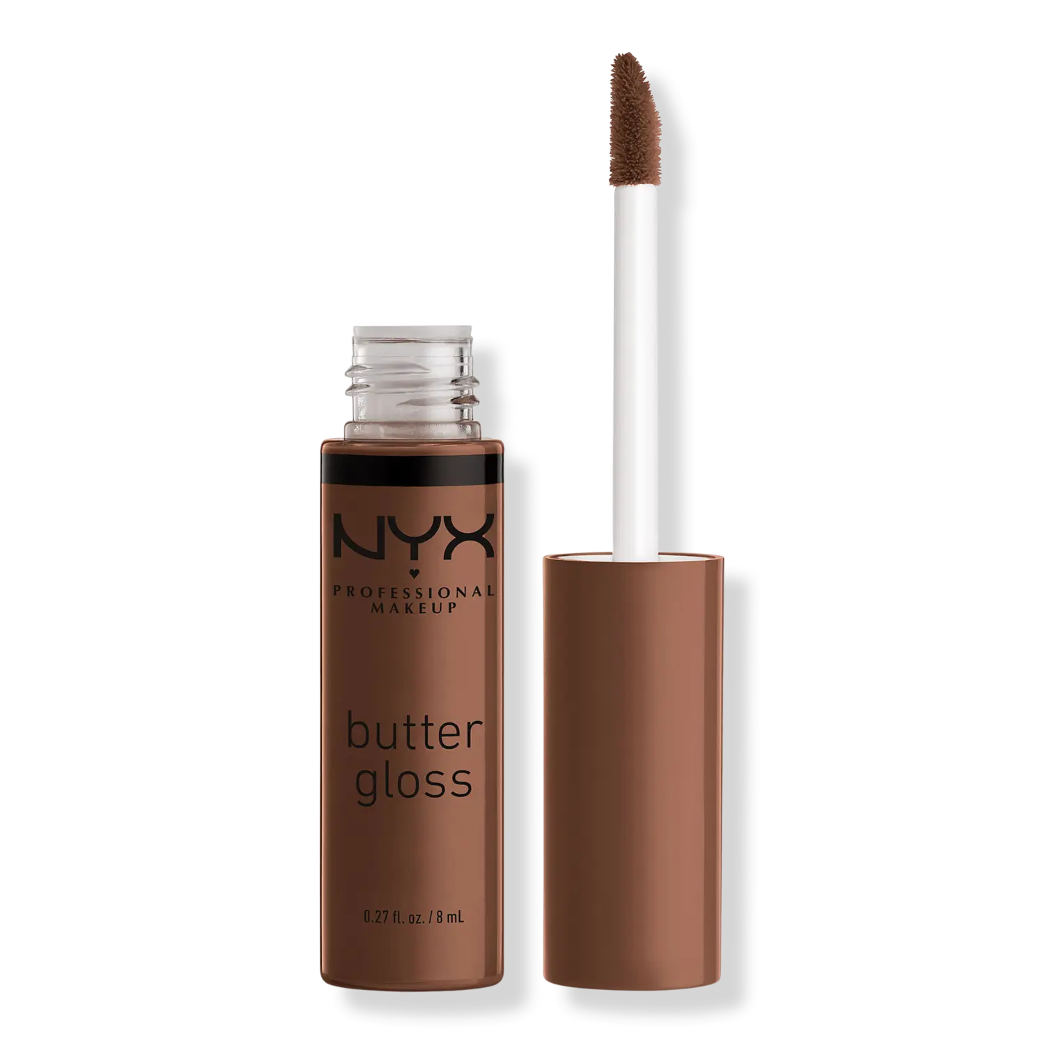 

Нелипкий блеск для губ Butter Gloss NYX Professional Makeup, Fudge Me (warm brown)