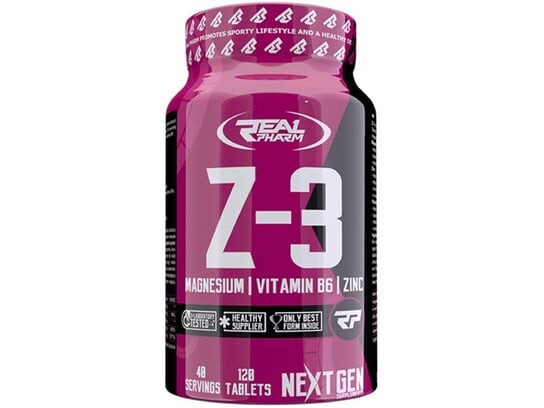 

Real Pharm, Z3 (цинк+мг+b6) 120 таб.