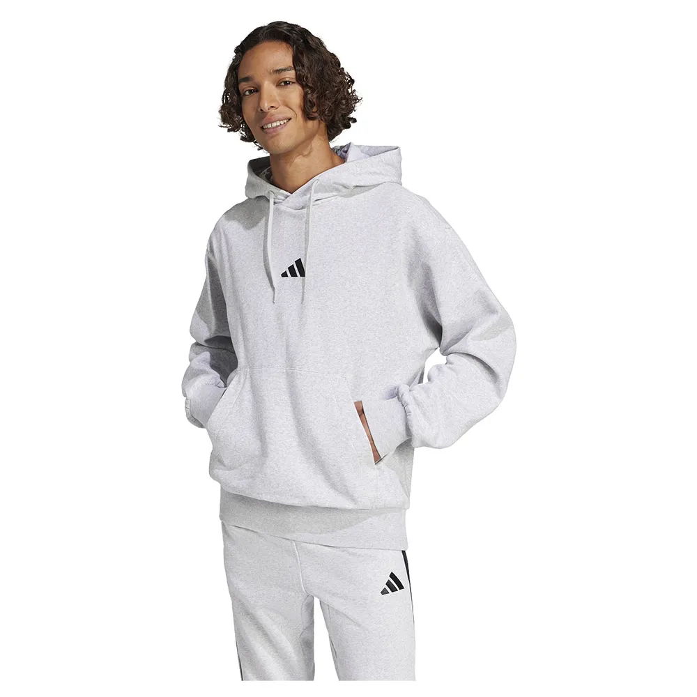 

Худи adidas Essentials Feelcozy Fleece, серый