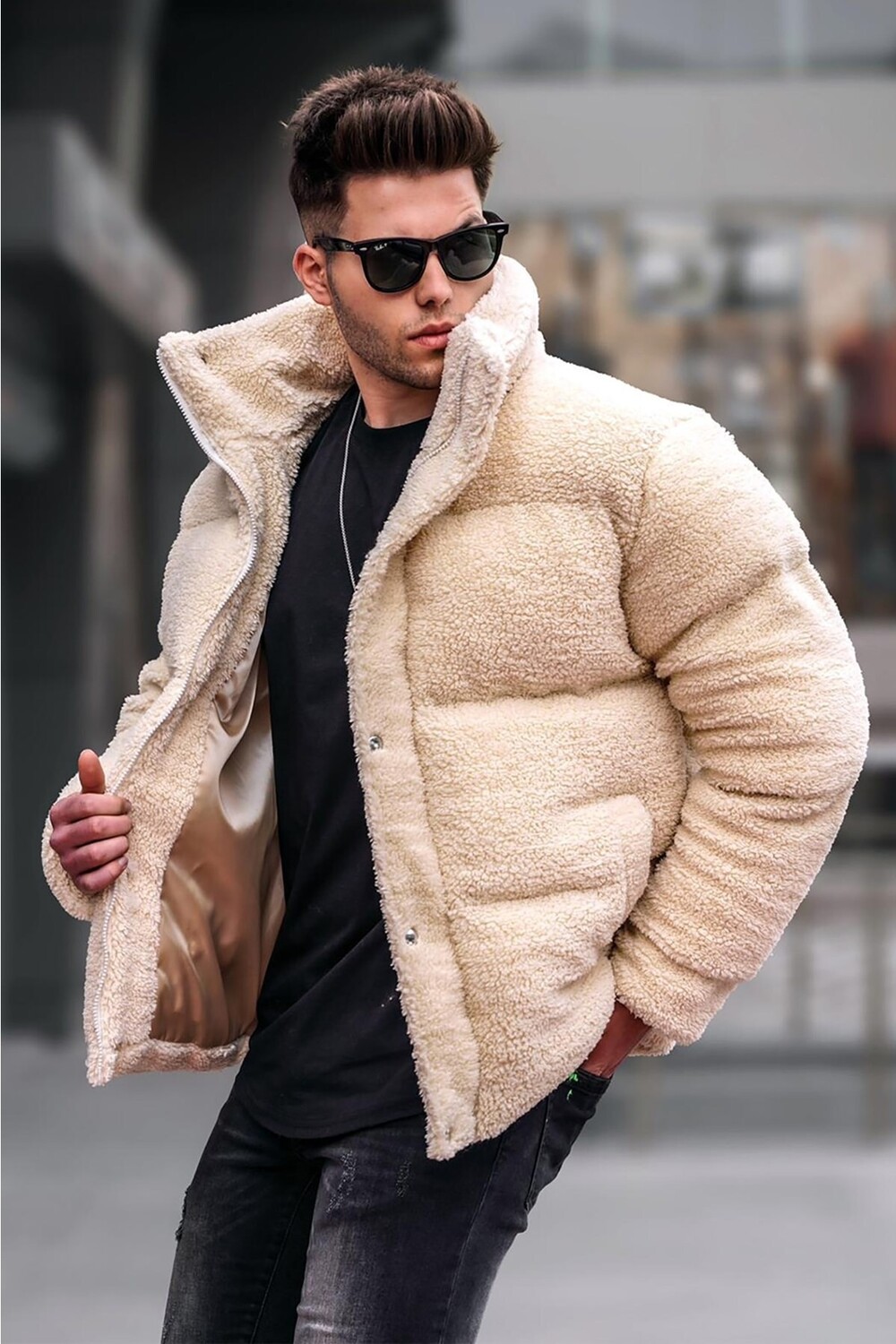 

Пальто Madmext, бежевый