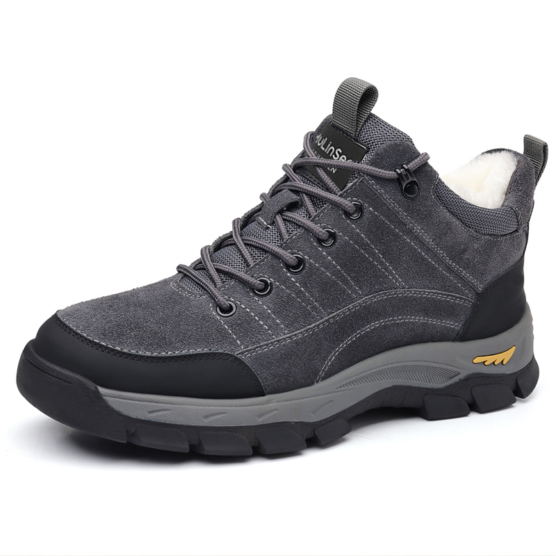 

Ботинки Warm Cushioning Slip-Resistant Short Snow Boots Men's Gray Mulinsen, Gray Padded Jacket
