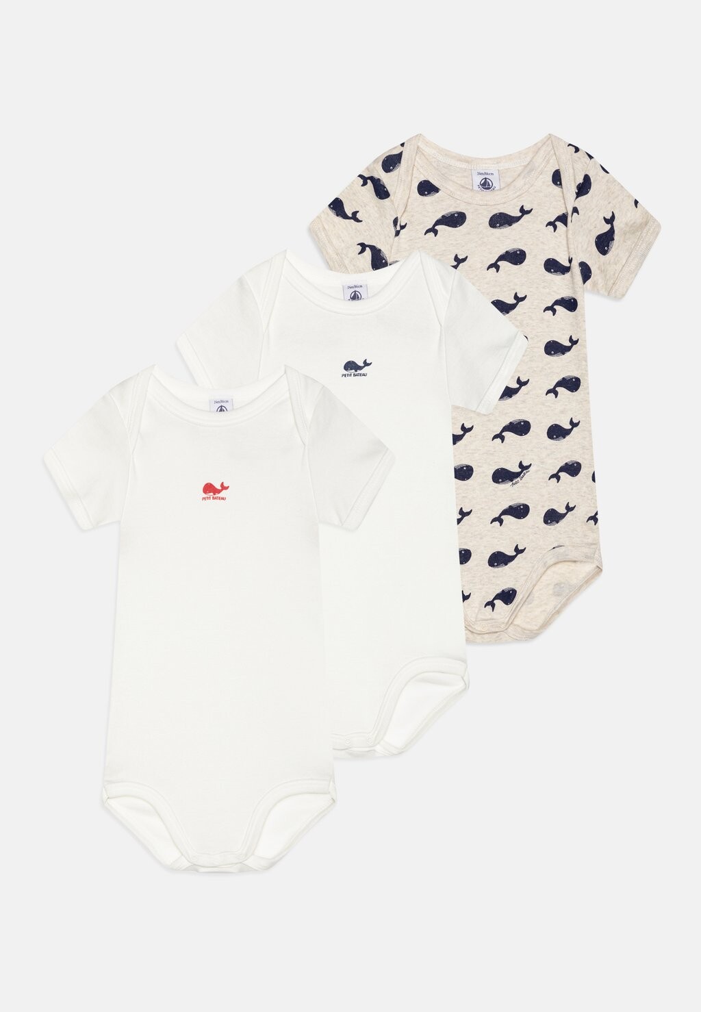 

Боди BABY UNISEX 3 PACK Petit Bateau, цвет multi-coloured