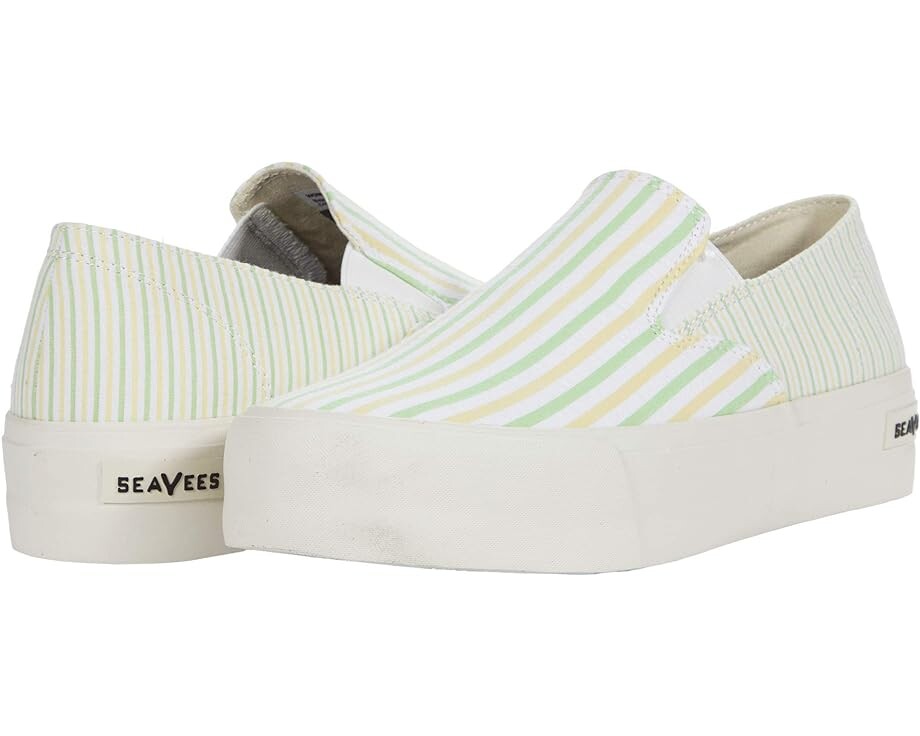 

Кроссовки SeaVees Baja Slip-On Platform, цвет Lemon Lime