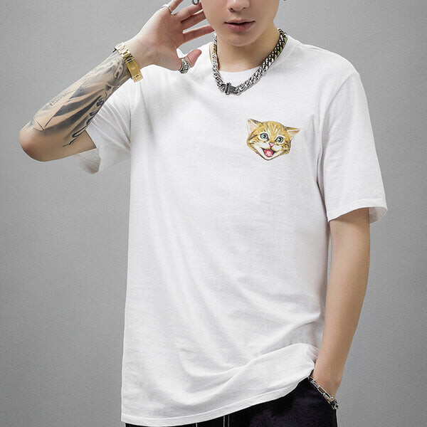 Футболка Nike SB Cat Scratch Casual Sports Breathable Short Sleeve White, белый — фото 4